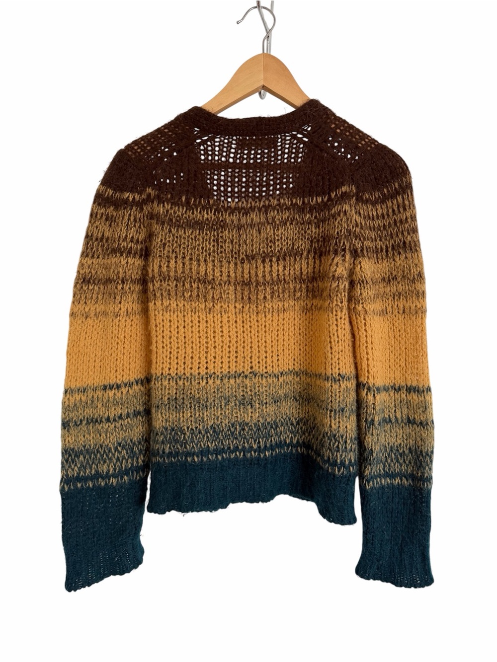ULLA JOHNSON Paola Baby Alpaca Wool Multicolored Cardigan - EUC, Medium - Picture 7 of 13